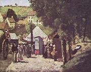 Paul Cezanne Eremitage, Pontoise painting